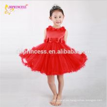 vestido de noche rojo hinchado de lujo de alta calidad de la tarde de China de alta calidad para la muchacha